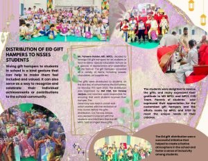 Distribution of Eid Gift Hampers Flyer