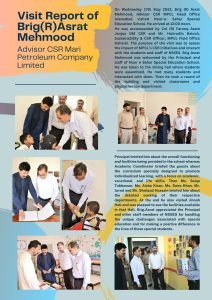 Brig(R) Asrat's Visit to NSSES Flyer