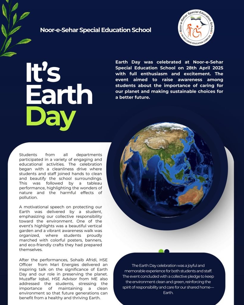 Earth Day Report - Cover Page