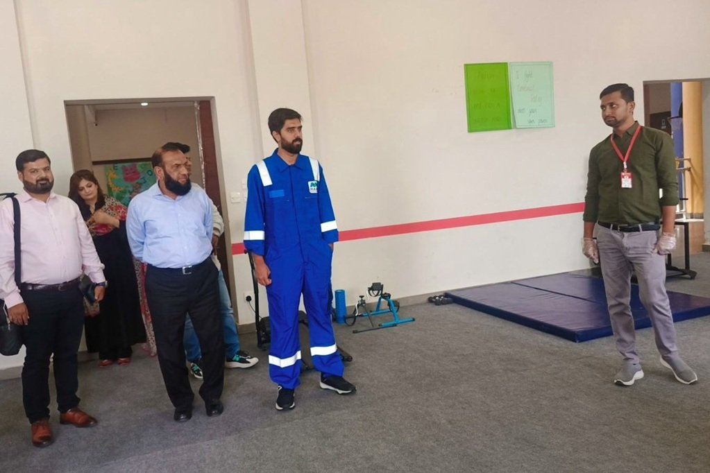 EZShifa Delegation Visit to NSSES, Daharki