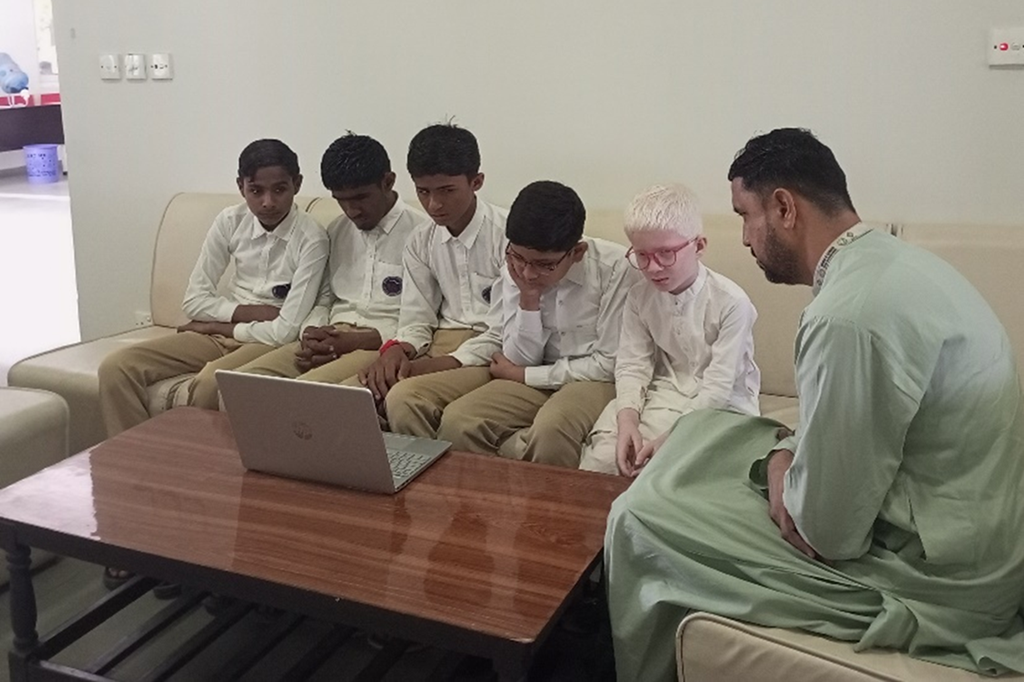 An Orientation Training Session of “SensoReader” App