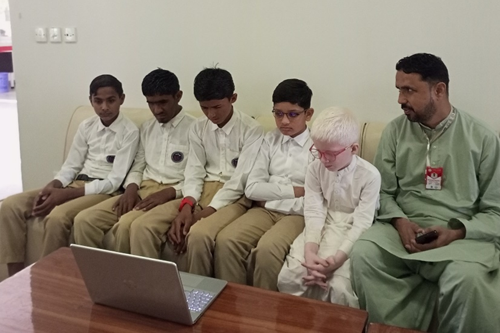 An Orientation Training Session of “SensoReader” App